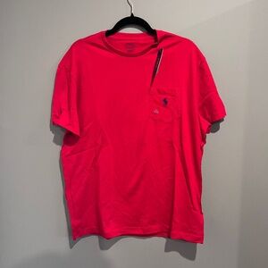 Men’s Red Polo Tee Shirt Medium